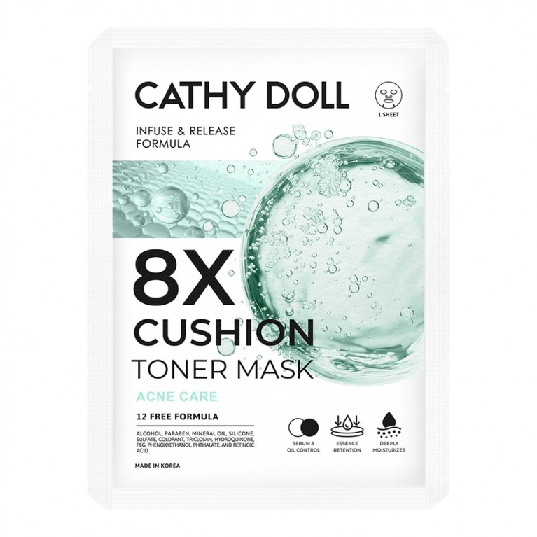 Cathy Doll 8เอ็กซ์คุชชั่นโทนเนอร์มาสก์ 25g เคที่ดอลล์