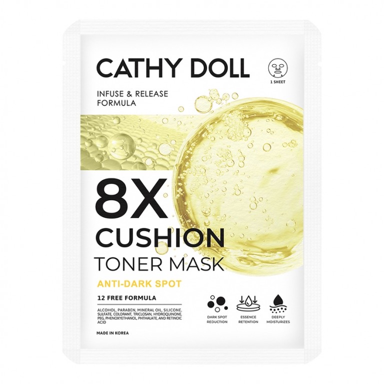 Cathy Doll 8เอ็กซ์คุชชั่นโทนเนอร์มาสก์ 25g เคที่ดอลล์
