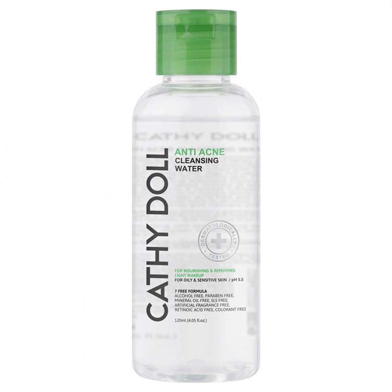 Cathy Doll แอนตี้แอคเน่คลีนซิ่งวอเตอร์ 120ml เคที่ดอลล์
