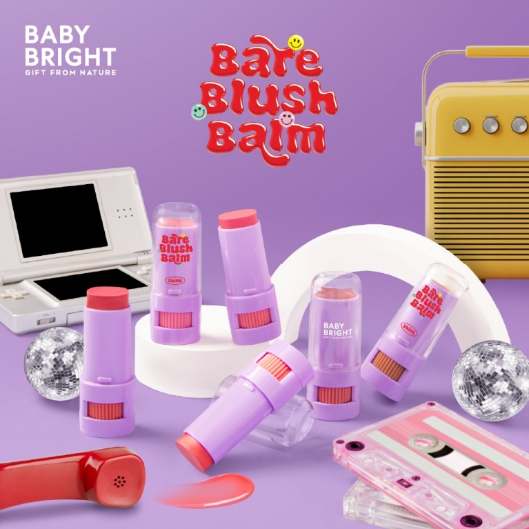 [แถมฟรี สติ๊กเกอร์ 1ชิ้น] Baby Bright แบร์บลัชบาล์ม 5g เบบี้ไบร์ท