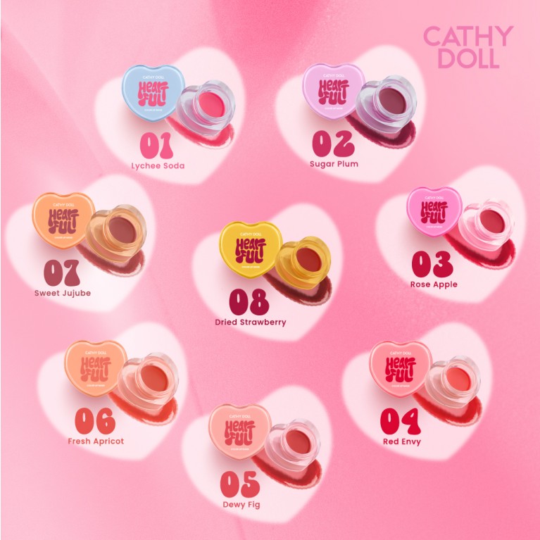Cathy Doll ฮาร์ทฟูลคัลเลอร์ลิปมาสก์ 7g