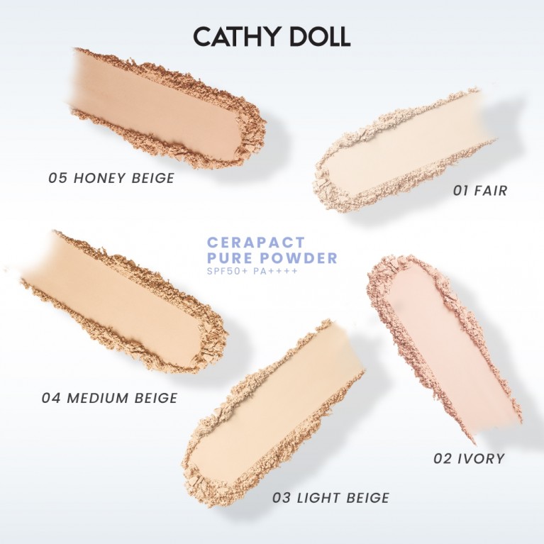 Cathy Doll เซราแพ็คเพียวพาวเดอร์ เอสพีเอฟ50+ พีเอ++++ 12g เคที่ดอลล์