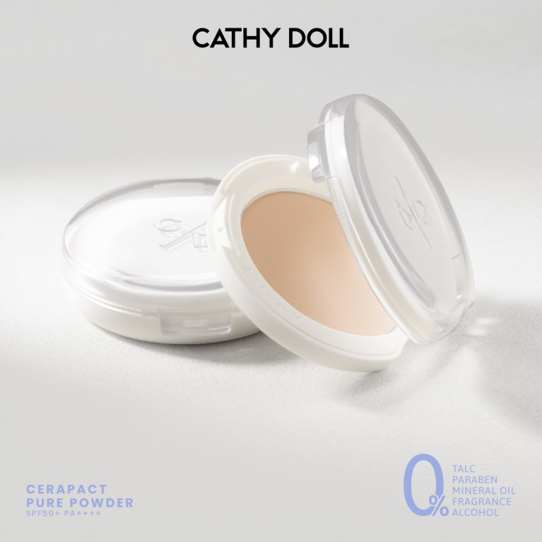 Cathy Doll เซราแพ็คเพียวพาวเดอร์ เอสพีเอฟ50+ พีเอ++++ 12g เคที่ดอลล์