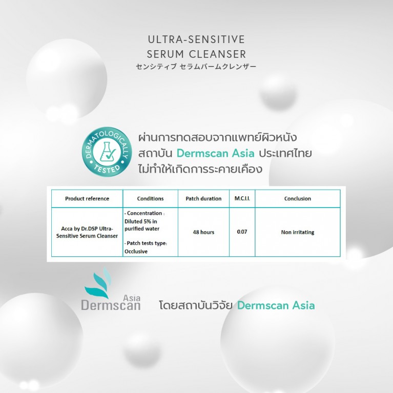 ACCA by Dr.DSP อัลตร้า-เซนซิทีฟเซรั่มคลีนเซอร์ 200ml แอคก้าบายดร.ดีเอสพี 