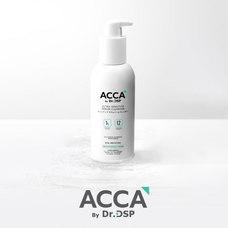 ACCA by Dr.DSP อัลตร้า-เซนซิทีฟเซรั่มคลีนเซอร์ 200ml แอคก้าบายดร.ดีเอสพี 