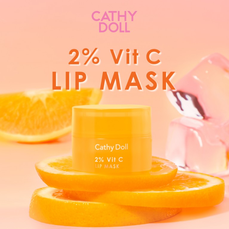 Cathy Doll 2%ทูเปอร์เซ็นต์วิตซีลิปมาสก์ 4.5g Orange Bingsu