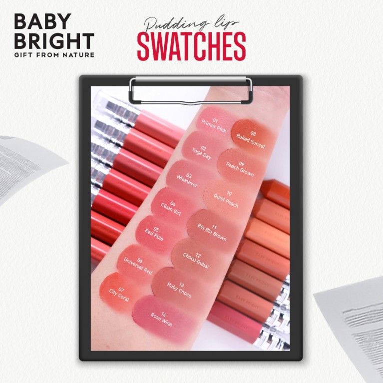 Baby Bright เบลอเพนซิลพุดดิ้งลิป 2.8g