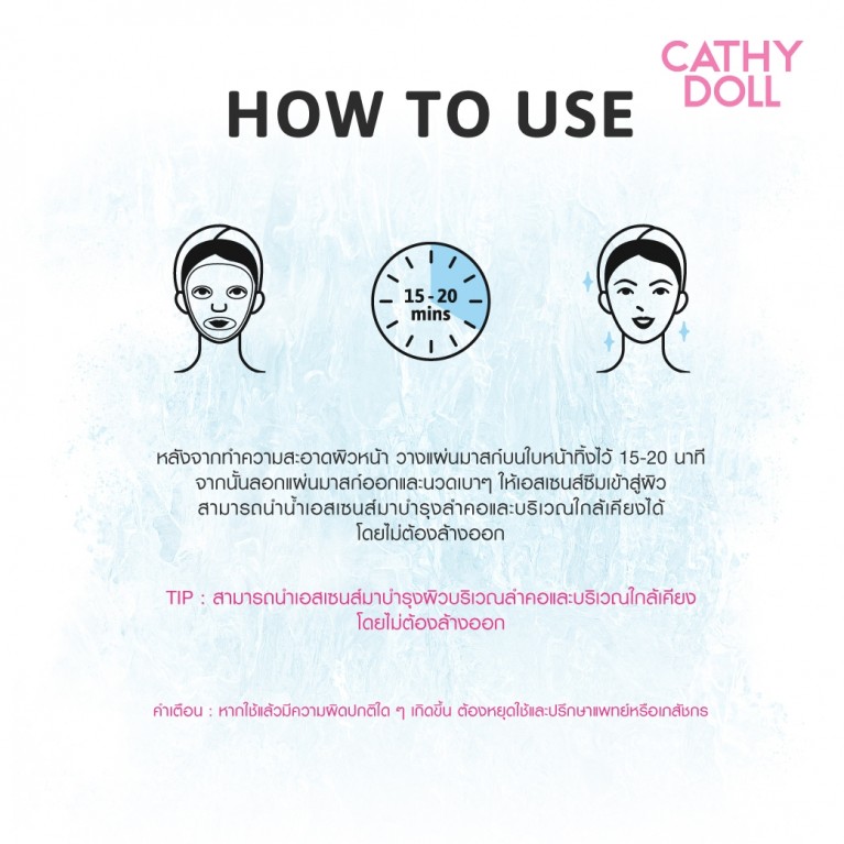 Cathy Doll คูลลิ่งเจลลี่มาสก์ 25g