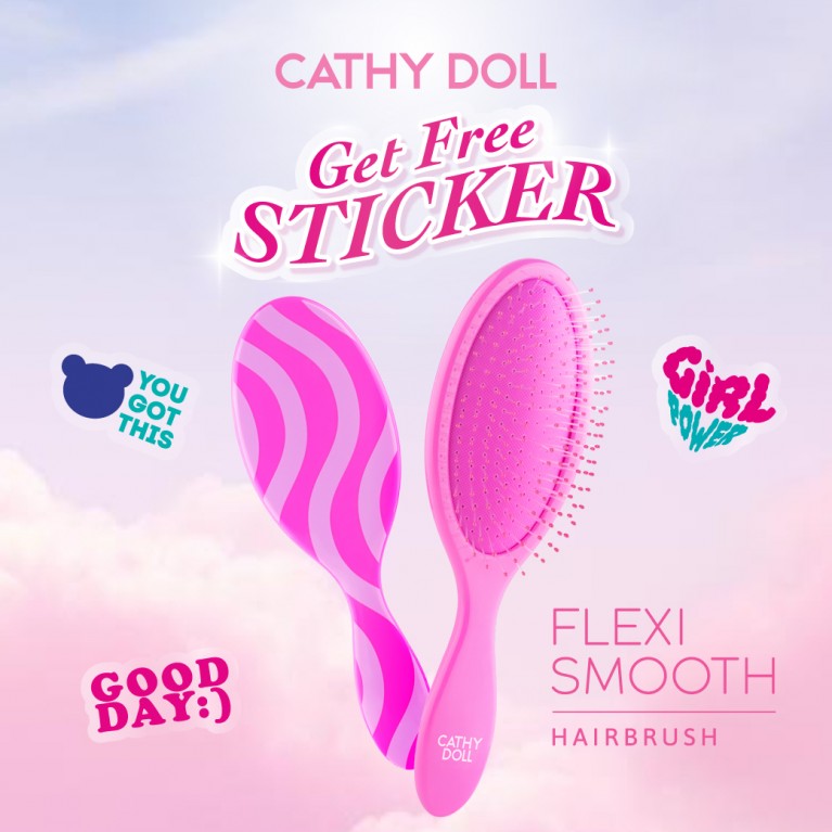 Cathy Doll เฟล็กซีสมูทแฮร์บรัช เคที่ดอลล์