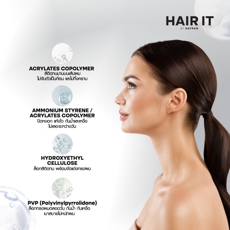 HAIR IT เมจิกทัชอัพแฮร์มาสคาร่าแอนด์สไตล์ลิ่งเซรั่ม 6g+6g