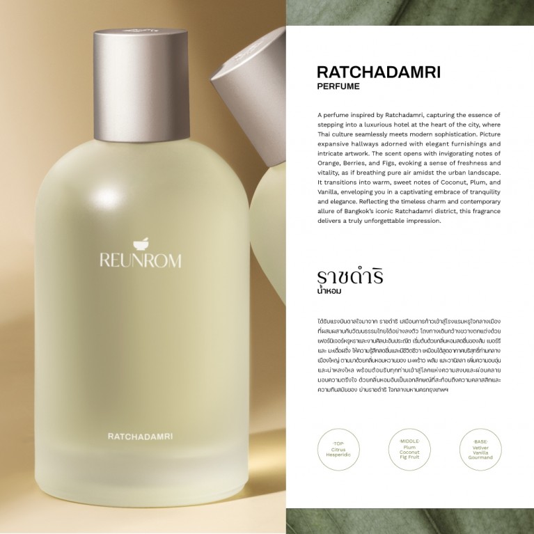 Reunrom เพอร์ฟูม 100ml รื่นรมย์ 2025