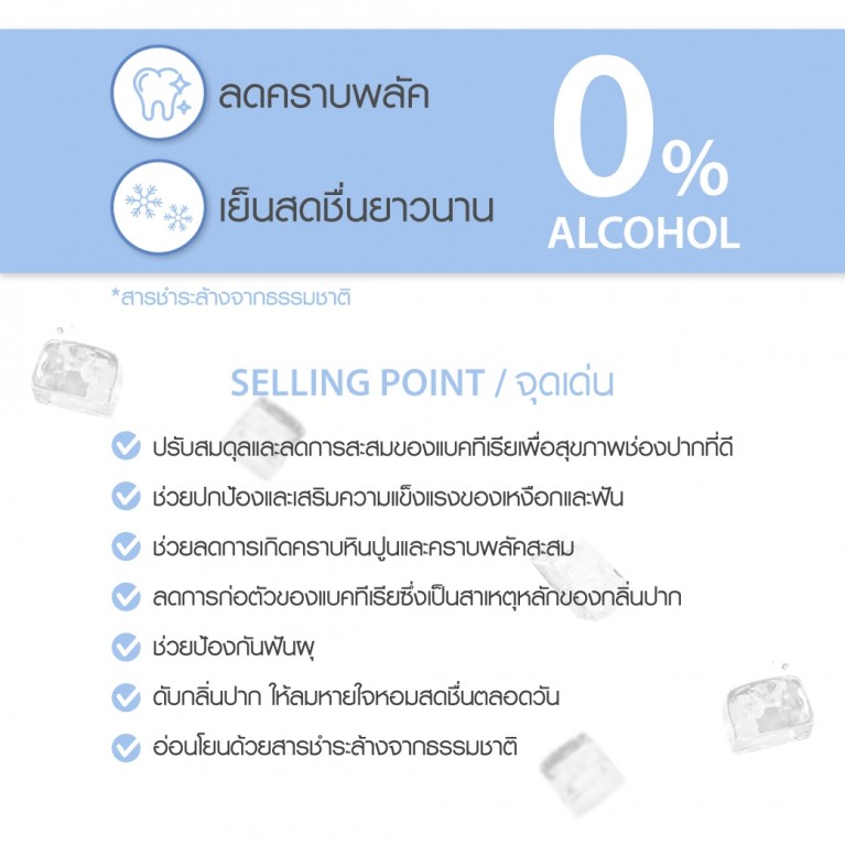 Skynlab พรีเมี่ยมอินเทนซ์คูลเม้าท์วอช 400ml สกินแล็บ (Y2025)