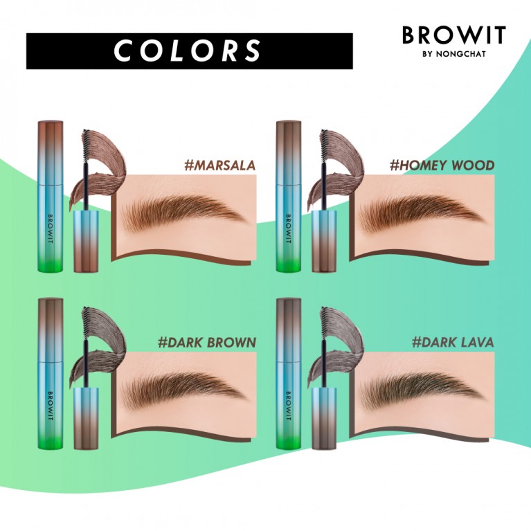 Browit อะเวคคาเฟอีนอายบราวมาสคาร่า 4g บราวอิท