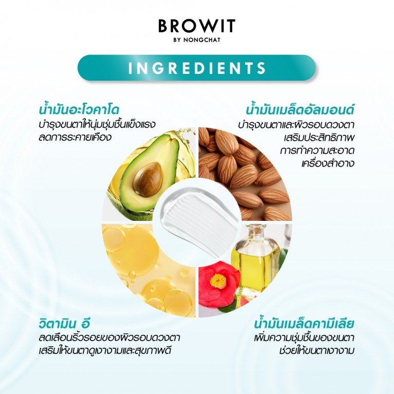 Browit คลีนแอนด์แคร์มาสคาร่ารีมูฟเวอร์ 10g บราวอิท