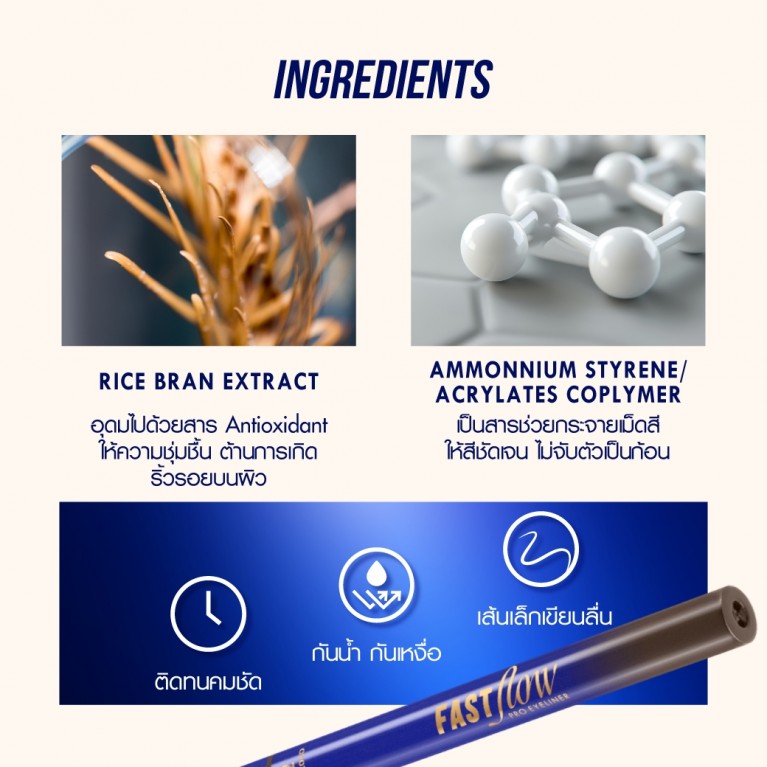 Browit ฟาสต์โฟลว์โปรอายไลน์เนอร์ 0.55ml 