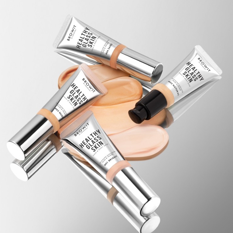 Browit เฮลธ์ตี้กลาสสกินเฟสแอนด์บอดี้เบส 24ml บราวอิท 