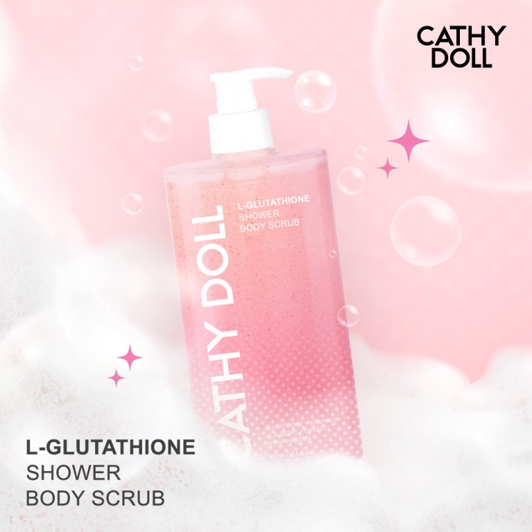 Cathy Doll แอลกลูต้าไธโอนชาวเวอร์บอดี้สครับ 400ml เคที่ดอลล์ 
