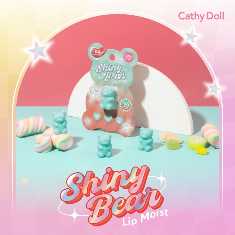Cathy Doll ไชน์นี่แบร์ลิปมอยส์ 1.1g  (New Summer Color) 