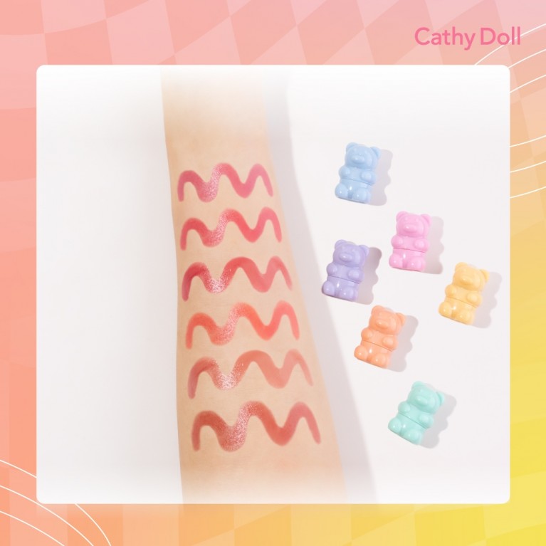 Cathy Doll ไชน์นี่แบร์ลิปมอยส์ 1.1g  (New Summer Color) 