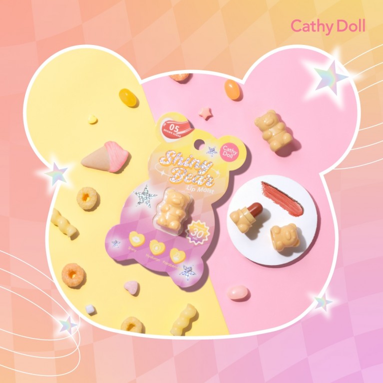 Cathy Doll ไชน์นี่แบร์ลิปมอยส์ 1.1g  (New Summer Color) 