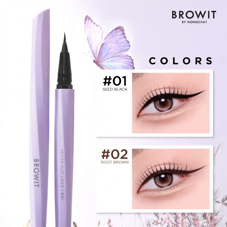 Browit วีแกนสลิมไลน์เนอร์ 0.5ml บราวอิท