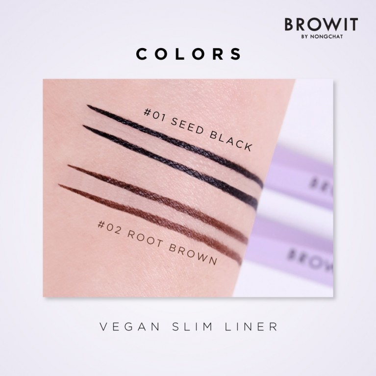 Browit วีแกนสลิมไลน์เนอร์ 0.5ml บราวอิท