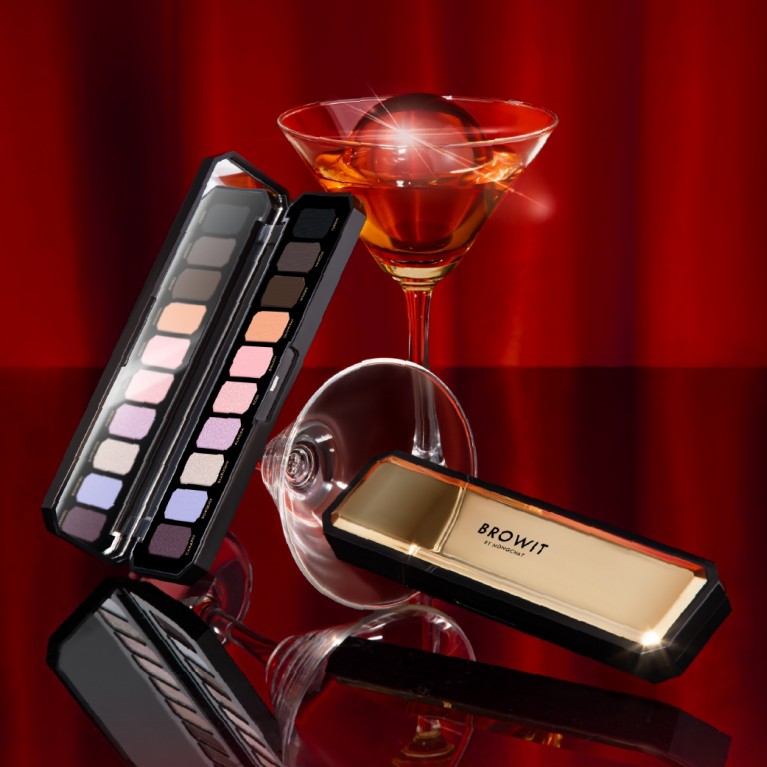 Browit แกลมกาล่าอายแชโดว์พาเลท 0.5g x 10สี