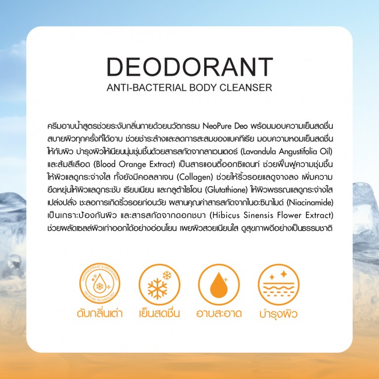 ฺBoya ดีโอโดแรนท์แอนตี้-แบคทีเรียลบอดี้คลีนเซอร์ 500ml โบย่า วิวิดบีช