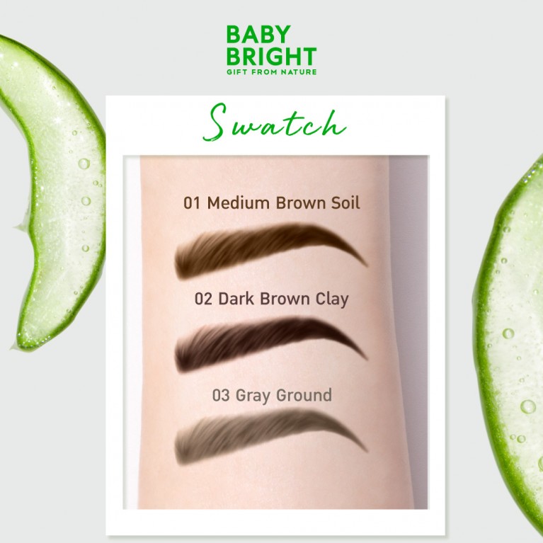 Baby Bright อโลเวร่าเจลอายบราวไลน์เนอร์ 0.6g เบบี้ไบร์ท 