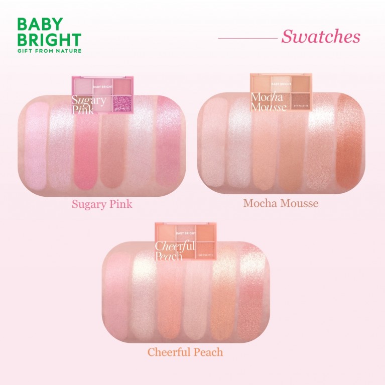 Baby Bright อายพาเลท 0.7g x 6สี เบบี้ไบร์ท(Y25)