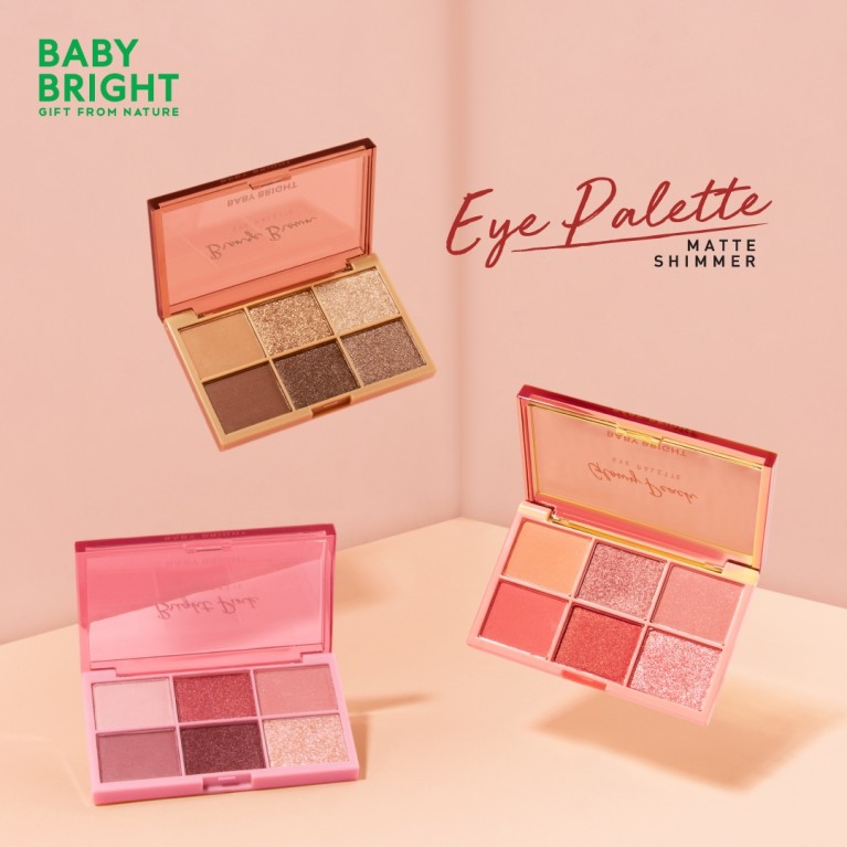 Baby Bright อายพาเลท 0.7g x 6สี เบบี้ไบร์ท 