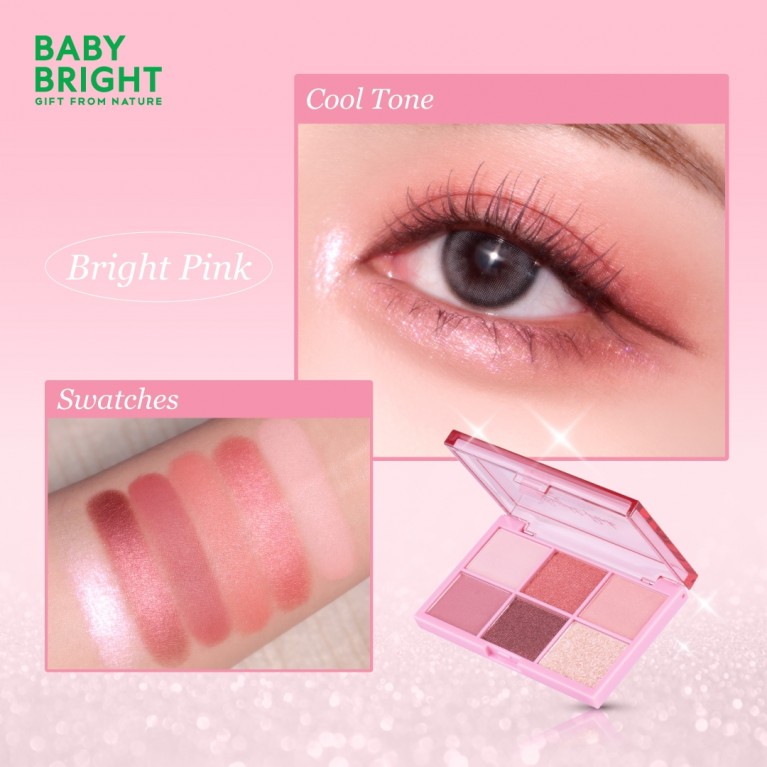 Baby Bright อายพาเลท 0.7g x 6สี เบบี้ไบร์ท 