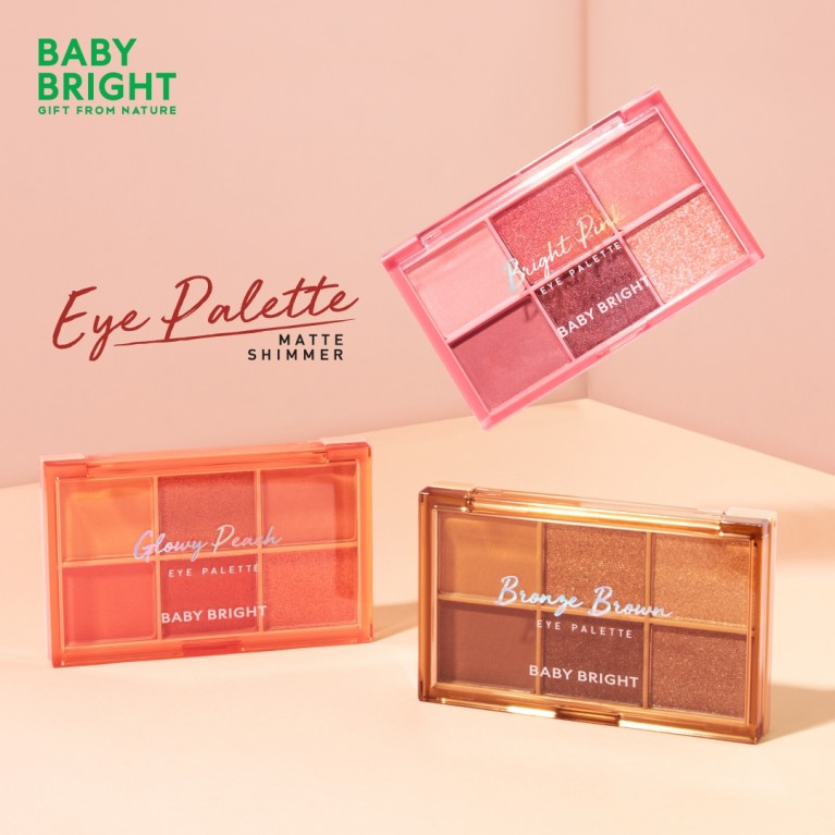 Baby Bright อายพาเลท 0.7g x 6สี เบบี้ไบร์ท 