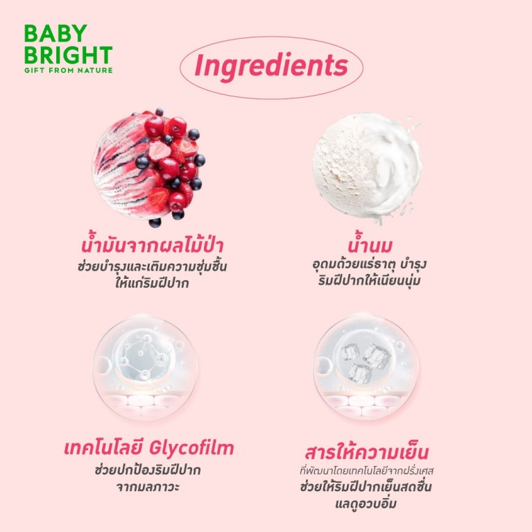 Baby Bright เจลาโต้ไอซี่ทินท์ 3g