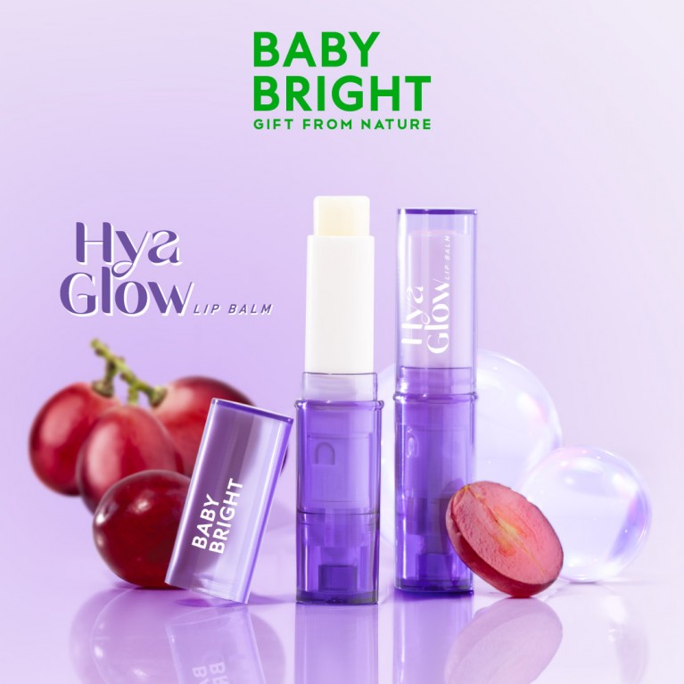 Baby Bright ไฮยาโกลว์ลิปบาล์ม 2.6g (EXP) เบบี้ไบร์ท (M)