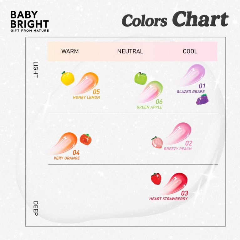 Baby Bright จูซทินท์ออยล์ 3.1g 