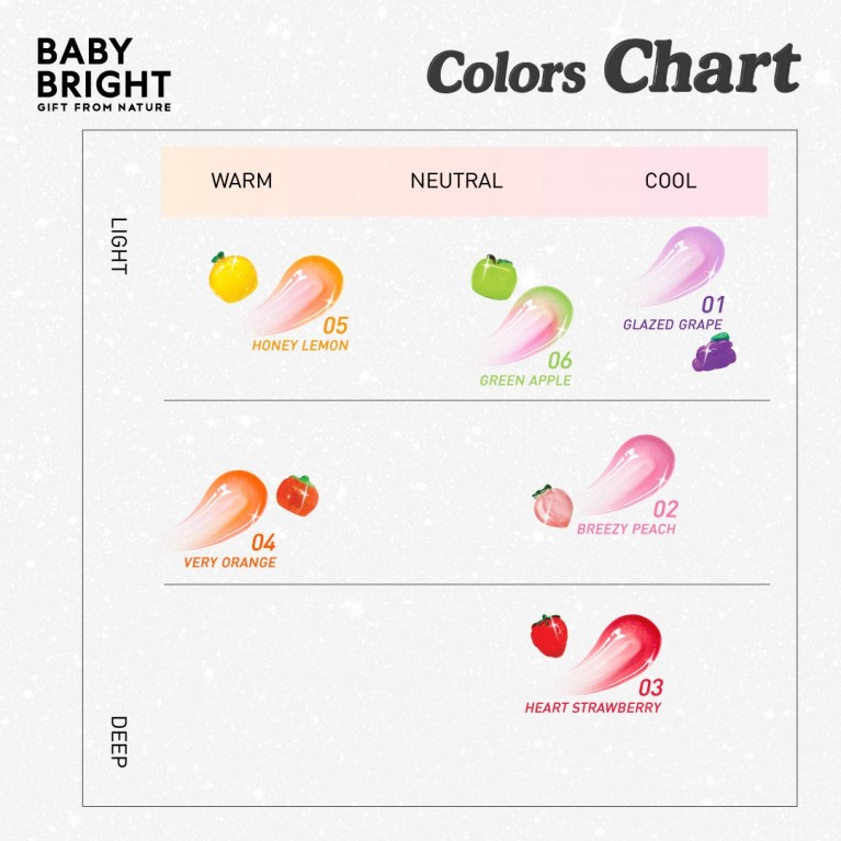 Baby Bright จูซทินท์ออยล์ 3.1g 
