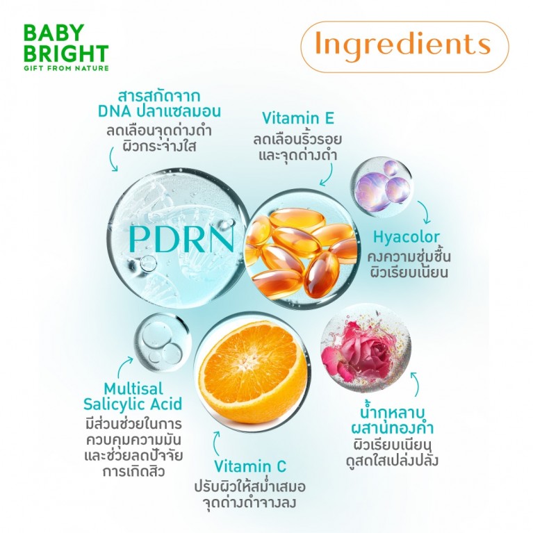 Baby Bright รีจูไลท์ไบร์ทแอนด์โกลว์พาวเดอร์แพ็ค เอสพีเอฟ50+ พีเอ++++ 9.5g+1.5g