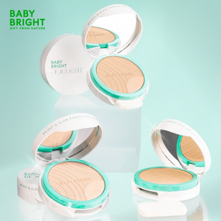 Baby Bright รีจูไลท์ไบร์ทแอนด์โกลว์พาวเดอร์แพ็ค เอสพีเอฟ50+ พีเอ++++ 9.5g+1.5g