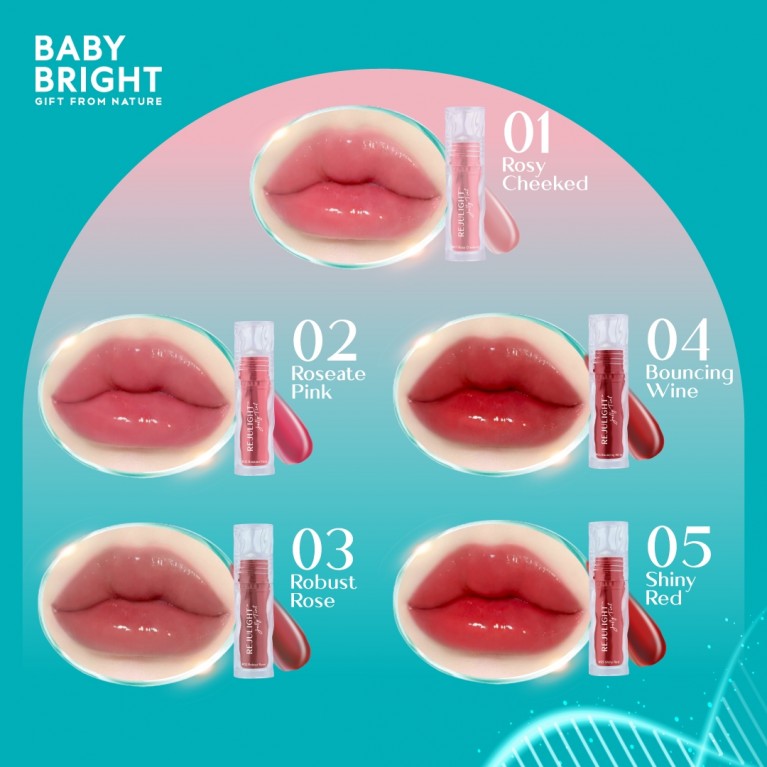 Baby Bright รีจูไลท์เจลลี่ทินท์ 3g  เบบี้ไบร์ท