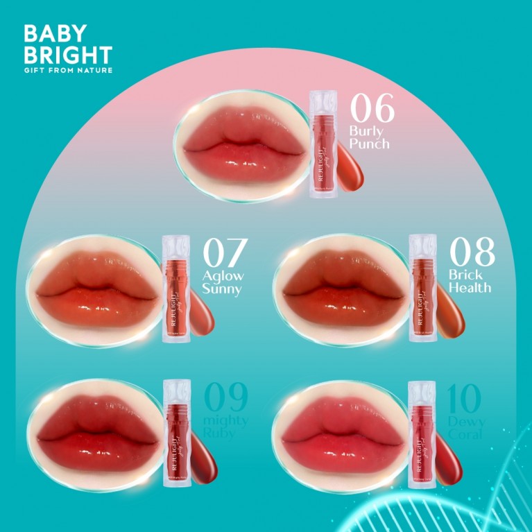 Baby Bright รีจูไลท์เจลลี่ทินท์ 3g  เบบี้ไบร์ท