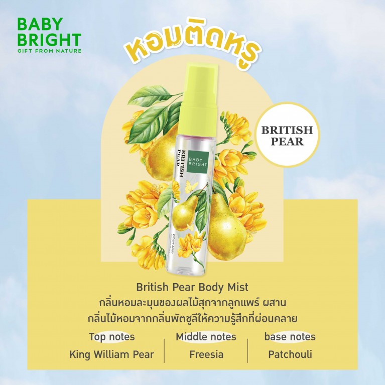 Baby Bright บอดี้มิส 20ml (Y23) เบบี้ไบร์ท