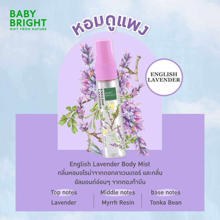 Baby Bright บอดี้มิส 20ml (Y23) เบบี้ไบร์ท