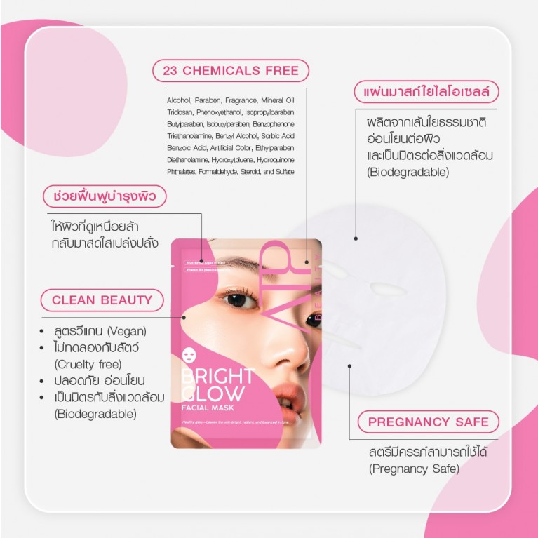 ATP BEAUTY เฟเชียลมาสก์ 20ml เอทีพีบิวตี้ 4 สูตร