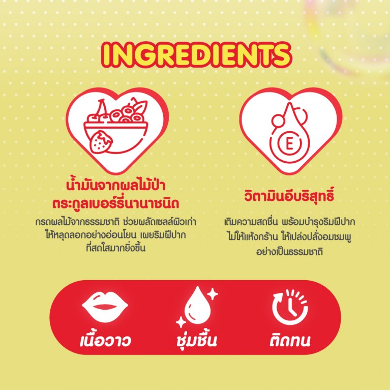 Catchy Nesty คิวท์บอมบ์กลอสซี่ทินท์ 3.5g แคชชี่เนสตี้ 