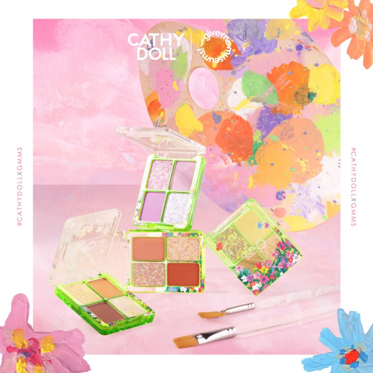 Cathy Doll บลูมมิ่งอายพาเลท 1.8g x 4สี เคที่ดอลล์ #กิฟมีมิวเซียม#GIVEMEMESEUMS#GMM