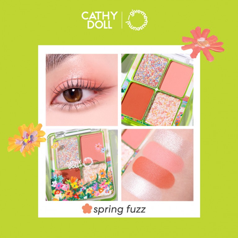 Cathy Doll บลูมมิ่งอายพาเลท 1.8g x 4สี เคที่ดอลล์ #กิฟมีมิวเซียม#GIVEMEMESEUMS#GMM