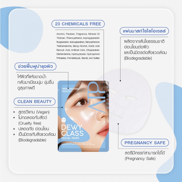 ATP BEAUTY เฟเชียลมาสก์ 20ml เอทีพีบิวตี้ 4 สูตร
