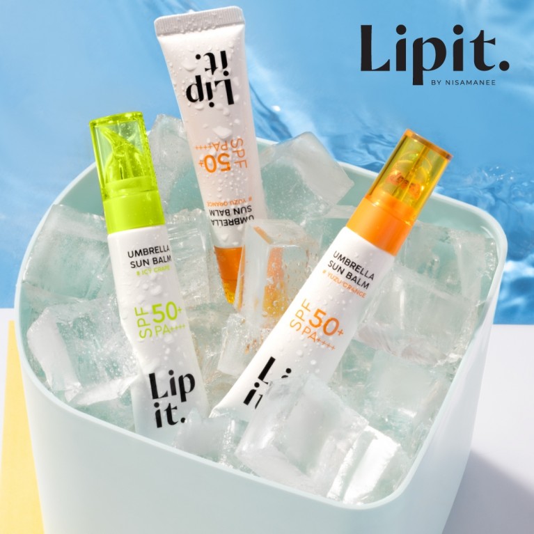 Lip It อัมเบรลลาซันบาล์ม เอสพีเอฟ50+ พีเอ++++ 8g ลิปอิท (Y2025) แถมฟรี กู๊ดมอร์นิ่งคัลเลอร์ลิปมาสก์ 2.4g ลิปอิท 2 ชิ้น