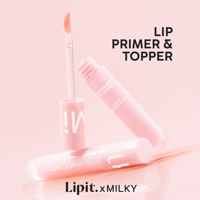  Lip It ลิปไพรเมอร์แอนด์ท็อปเปอร์ 2.8g ลิปอิท #มินต์สตรอว์เบอร์รี่